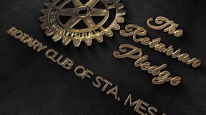 The Rotarian Pledge I am a Rotarian. I will always uphold the truth. I am a Rotarian. I will always strive to be fair in all my dealings with my fellow human beings. I am a Rotarian. I will always endeavor to build goodwill and understanding in my community, among my countrymen, and among peoples of all nations. I am a Rotarian. I will always seek to promote the greatest good for the greatest number of people in the spirit of Rotary service. I am a Rotarian. I will always observe Rotary Internat