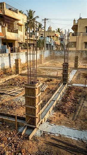 Modern Minimalist Villa | From Empty Plot to Dream Home 🏡 Construction Timelapse