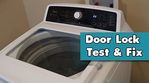 Midea washing machine E3 error code - how to fix (Midea washer door lock problems)