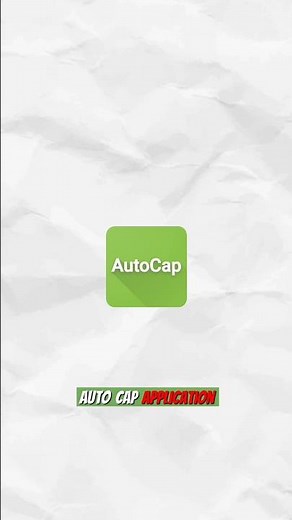 autocap for caption |error