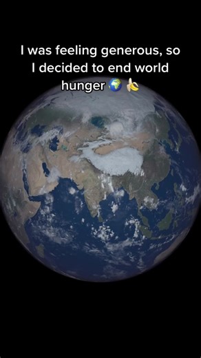 Ending World Hunger with Generosity
