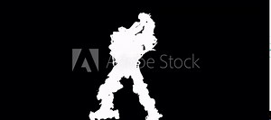 Character Robot Dancing, robot with Realistic, 3d rendering, Animation Loop, cartoon, included in the end of the clip with Alpha matte.