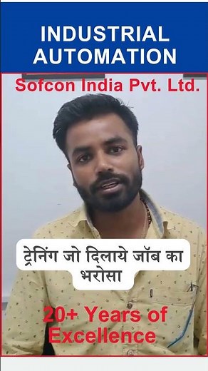 Sudhanshu Singh Experience with Sofcon Noida | Why Sofcon for Automation Training?