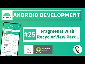 [2021] #25 Fragments with Recyclerview Part 1 | Session 3 | Android Programming with Rana Waqas