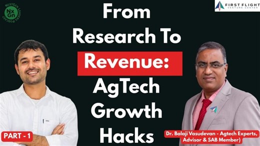 Building the Future of Food AgriTech | Expert Talk with Dr Balaji Vasudevan | Dr. Balaji Vasudevan, Ph.D.