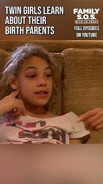 Twin girls learn about their birth parents 🥲 #supernanny #jofrost #childcare