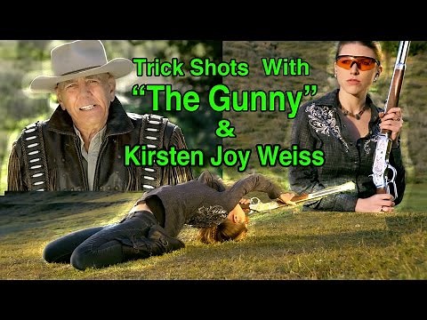 TRICK SHOTS With The GUNNY (R Lee Ermy) & Kirsten Joy Weiss | Ep. 1