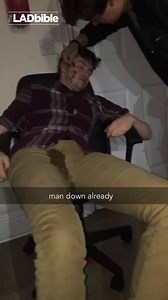One of the lads didn't make it past pre-drinks, so his mates decided to take him out anyway... | LADbible
