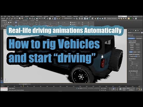 3ds max | How to Create | Realistic Car Animation | Using Craft Director Studio | “Driving” Cars 🚗