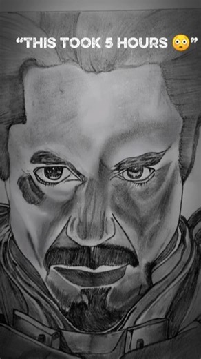 Wait for the End 👀 Iron Man Drawing Transformation 🔥 #shorts