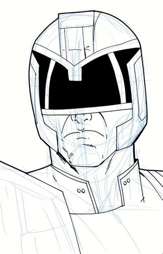 Judge Dredd 1995 #judgedredd #dredd #drawing