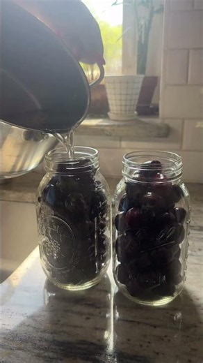 Lebanese cherry compote 🍒 full recipe in the description!