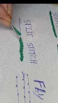 How to Do Split Stitch | Easy Hand Embroidery for Beginners