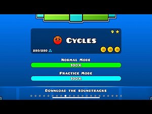Geometry Dash: Cycles All Coins