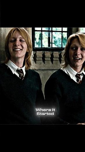 How did Fred and George manage to open the Wizard Shop? #harrypotter #fredandgeorgeweasley #ytshorts
