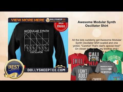 Awesome Modular Synth Oscillator Shirt