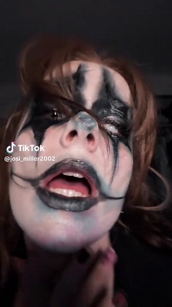Makeup Inspired by Joker from Suicide Squad