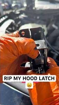 MY HOOD LATCH IS COOKED 😭 LETS FIX IT #car #bmw #cars
