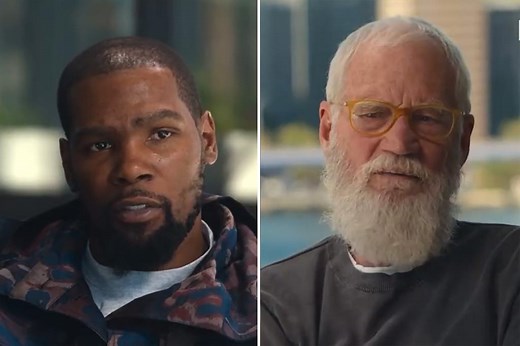 Kevin Durant ‘actually high right now’ in David Letterman interview