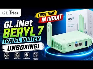 GL.iNet Beryl 7 Wi-Fi 7 Travel Router (GL-MT3600BE) Unboxing & First Look ‪@GLTechnologies‬
