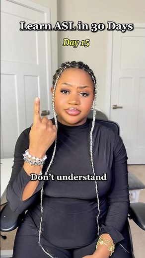 Learn ASL in 30 Days- Day 15| Beginner friendly. #asl