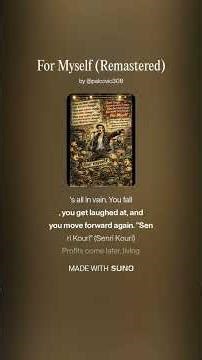 For myself #Philosophy of Life #Energy #Cheering Songs #Self-Improvement