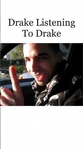 Drake Bumping His Own Music in 2009🤩