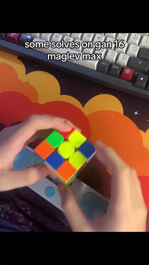 just wanted to post the gan 16 since i havent shown it anywhere else other than streams #cubing #rubikscube #ryoyamada #speedcuber #saveclock