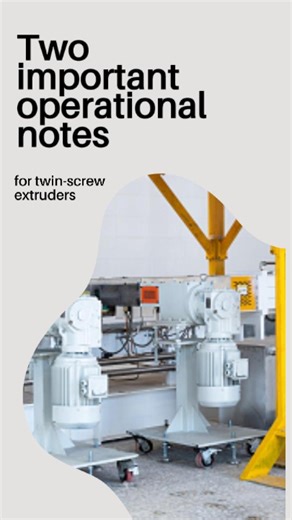 Extruder_center on Instagram‎: "Two important operational notes for #twin_screw_extruder 💥دو نکته مهم در مورد اکسترودرهای دو ماردون! #twin_screw_extruder #twinscrewextruder #extruder_operator #extrusion #compounding #compoundingline #masterbatch #polymer_material #polymer #plastic_process #plastic_granules #compounder #اکسترودر_پلاستیک #اکسترودر_دو_ماردون #پلیمر #پلیمر_مهندسی #گرانول_پلاستیک #کامپاند_پلیمری #کامپاندر #گیربکس #اکستروژن #مستربچ #مستربچ_سفید #اکسترودر"‎