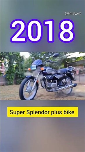 Super Splendor Plus Evolution 2005–2025 🔥 Hero’s Iconic Mileage King 🏍️ #shorts
