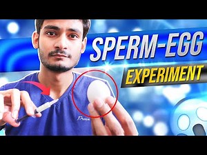 I Put My Sperm in Chicken Egg To Make A Baby! Sperm-Egg experiment!