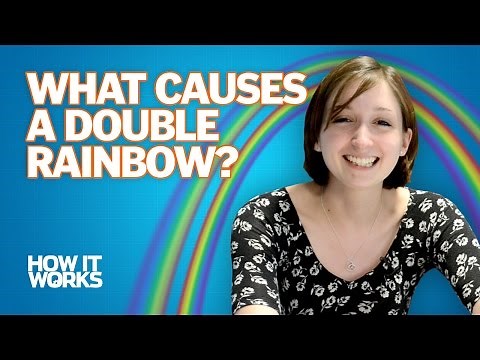 What causes a double rainbow?