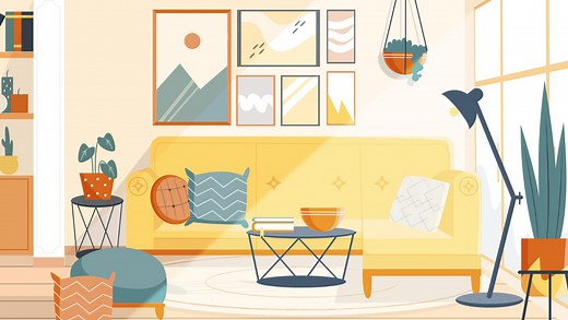 A house to feel at home in (describing houses)