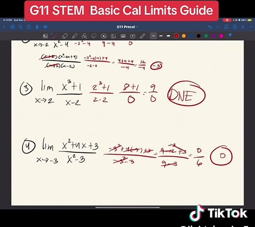 G11 STEM Basic Calculus Limits Guide for Students