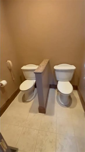 Using the bathroom with a friend