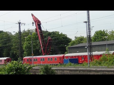 Notfallkran Goliath - es war einmal - 150 to Eisenbahnkran mit langem Ausleger