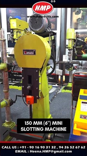 Mini Slotting Machine | 150mm / 6” Keyway Slotter | Rajlaxmi Machine Tools – Rajkot Gujarat India 🏭