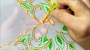 10K views · 43 reactions | #chikankariembroidery #needlecraft #handembroidery | Hand Embroidery Designs | Facebook