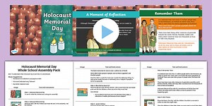 KS2 Holocaust Memorial Day Assembly Pack