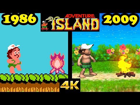 Evolution of Adventure Island games (1986-2009)