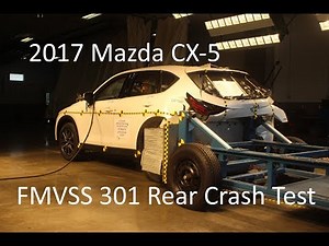 2017-2020 Mazda CX-5 FMVSS 301 Rear Crash Test (50 Mph)