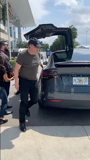 Elon Musk loves riding in Tesla Model X. What an amazing technology