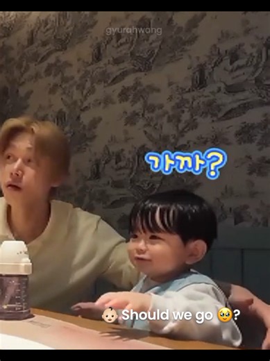 It's my first time hearing baby yoojun speak a proper word 🥹 #txtparentingdiary #moa #tomorrow_x_together #fyp