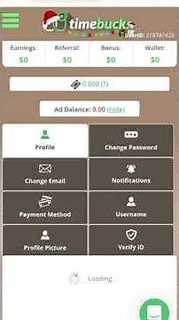 Complete your Profile in Timebucks