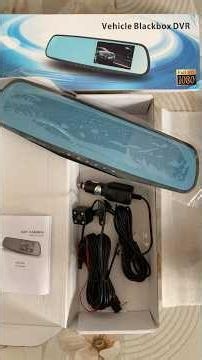 DashCam Spion Tengah Mobil 2 Kamera, Full HD, Night Vision, dll | Vehicle Blackbox DVR