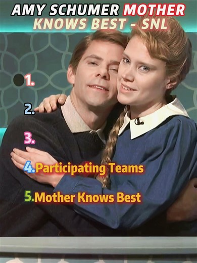 Amy Schumer mother knows best-SNL #funny