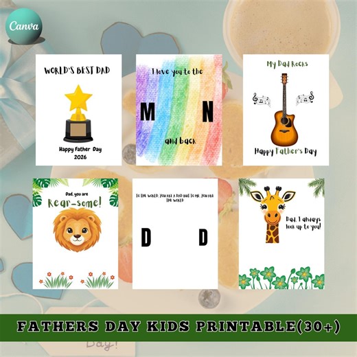 Father’s Day Kids Printable | Happy Fathers Day 30  Coloring Pages PDF | Dad Activity Pages | Kids DIY Gift | Fun Printable for Dad - Etsy