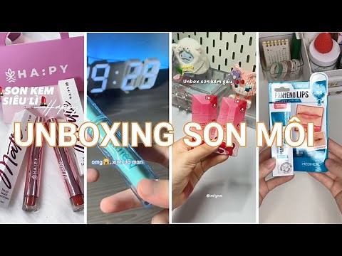 [ Shopee haul ] Tổng hợp các mẫu SON MÔI, UNBOXING SON MÔI | Guthoitrang