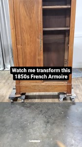 Antique armoire restoration #facebookreels #antiques #furnituredesign #paintedfurniture #instagram #homeinspo #renovation | Saved By Design
