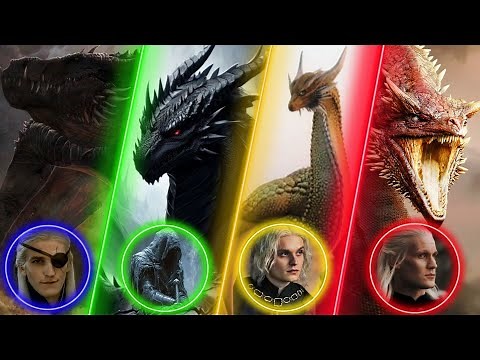 ALL 27 DRAGONS & RIDERS from HOUSE OF THE DRAGON Explained